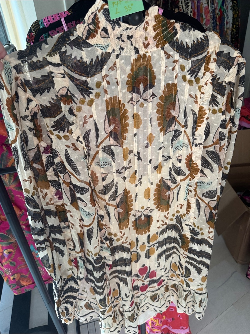 FARM Rio Palms Paradise High-neck Dress - Picture 6 of 12